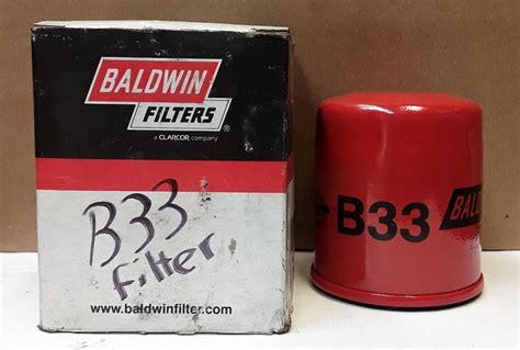 filter cross reference baldwin|BALDWIN B33 .